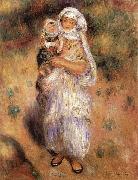 Pierre-Auguste Renoir Algerierin mit Kind oil on canvas